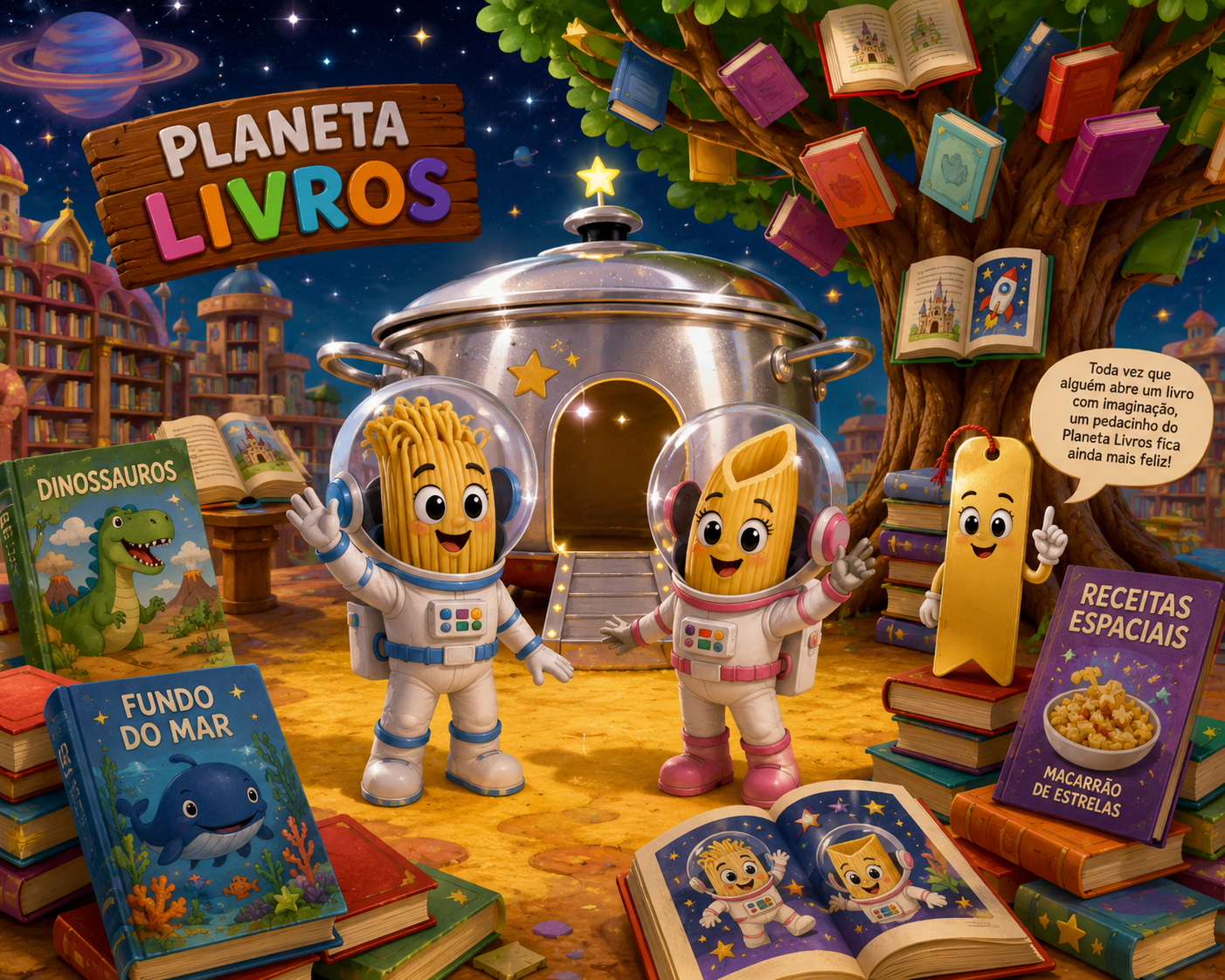 Ilustração de O Planeta Livros