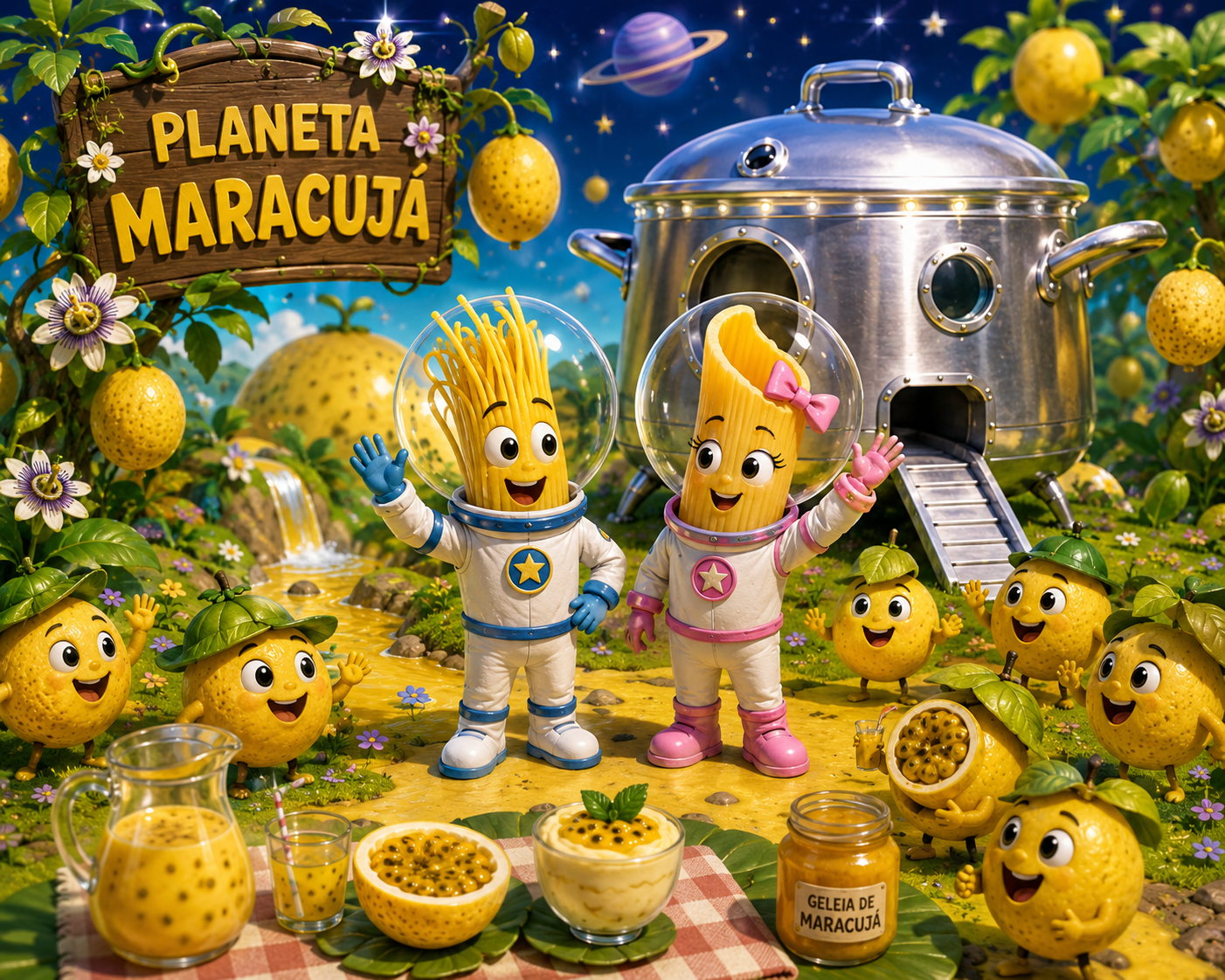 Ilustração de O Planeta Maracujá