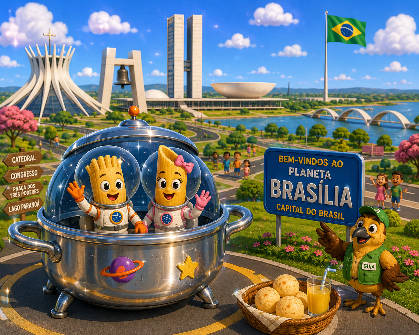 Ilustração de O Planeta Brasília