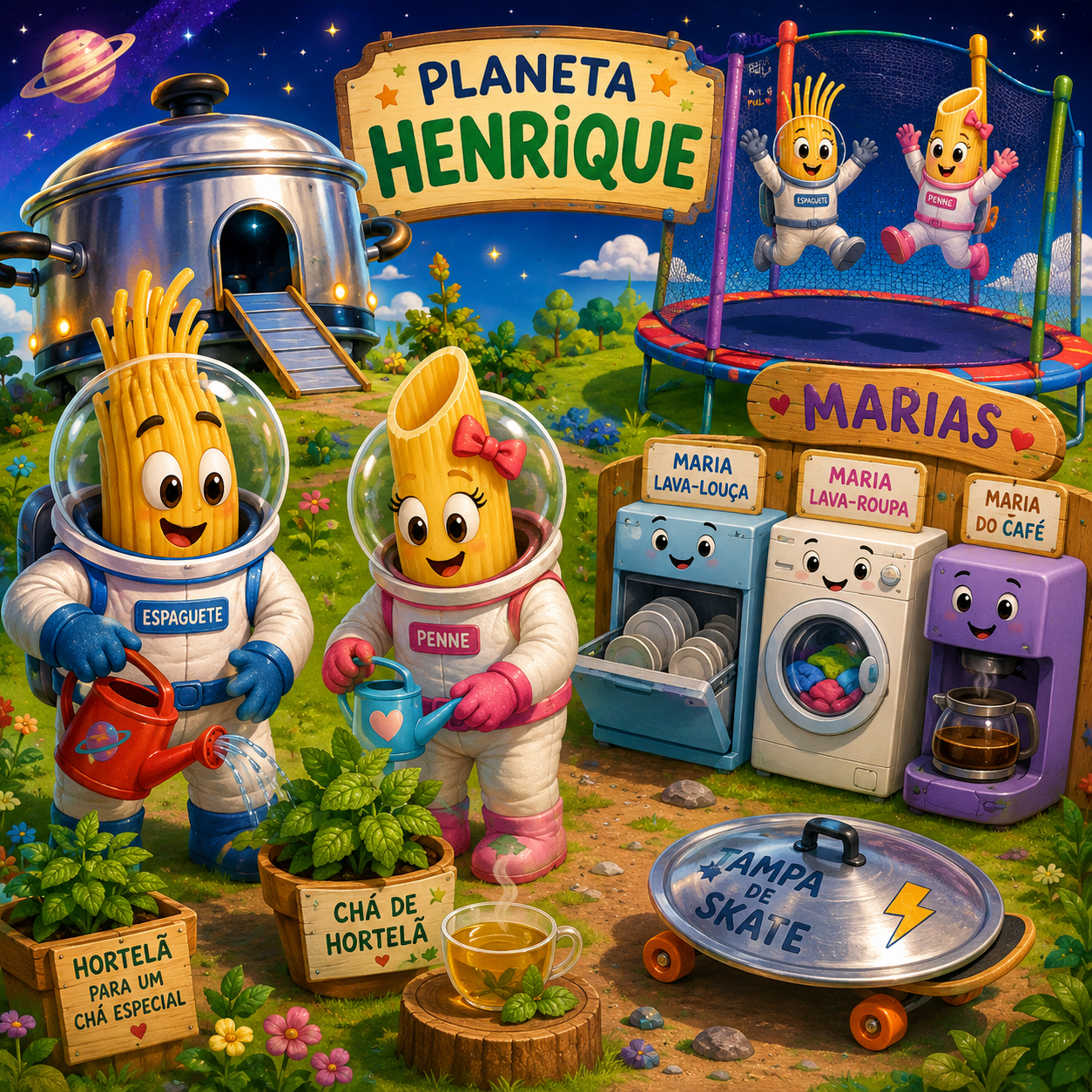 Ilustração de O Planeta Henrique