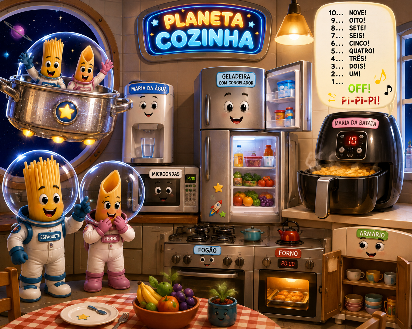 Ilustração de O Planeta Cozinha