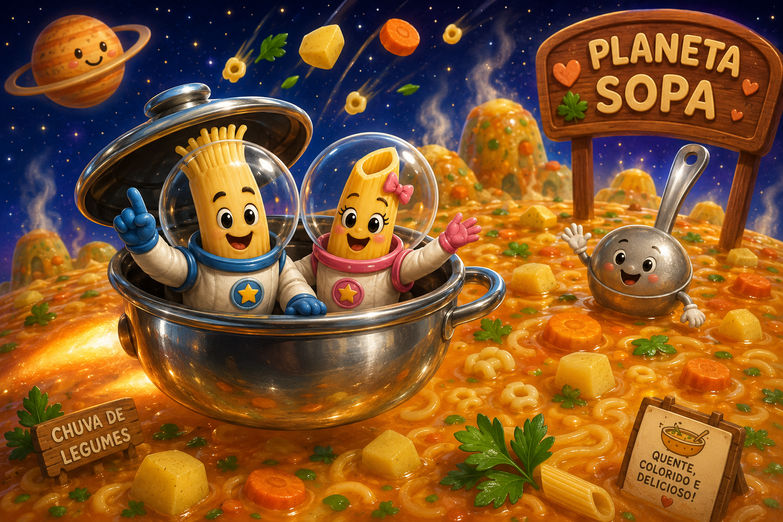Ilustração de O Planeta Sopa